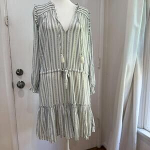 PAIGE Kaylynn Stripe Dress in Arona